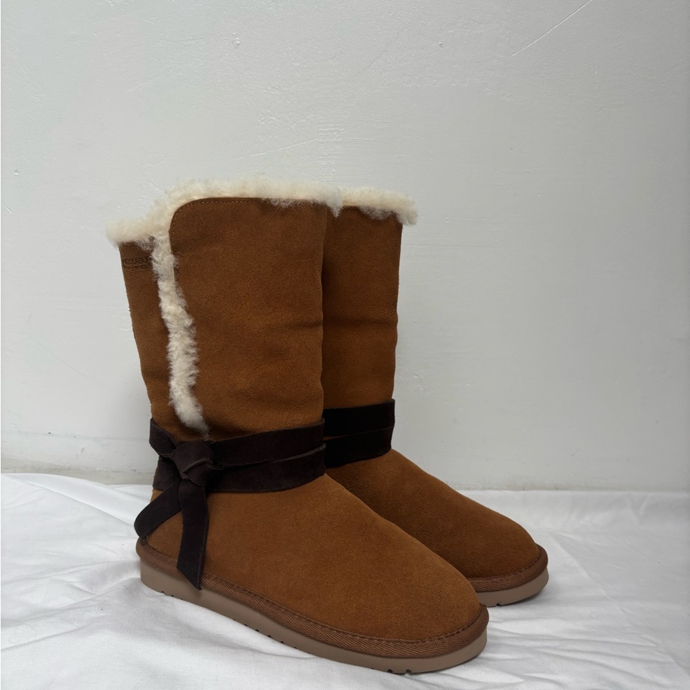 Koolaburra Tan Shearling Winter Boots